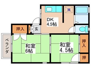 エステ－ト柴又の物件間取画像